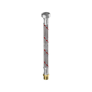 Wąż elastyczny przyłączeniowy FLAMCO MEIBES, 1' (25) x 25 mm x 1' (25), dł. 1000 mm, GZ x GW z oplotem