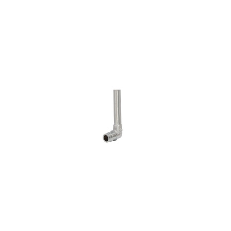 KOLANO 90 Z RURKĄ CHROM. FI 15mm DŁ. 750 mm SYS. GX DLA RUR PEX 16x15