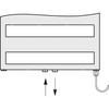 Grzejnik drabinkowy KERMI Casteo-D BH, wym. 1806 x 500 mm, kolor srebrny, moc 750W
