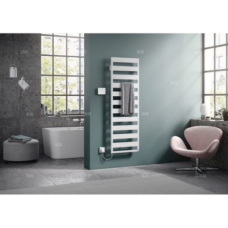 Grzejnik Kermi®Casteo®-E 986x30x600 P=600W,RAL9016 SG,WRS biały,prawo