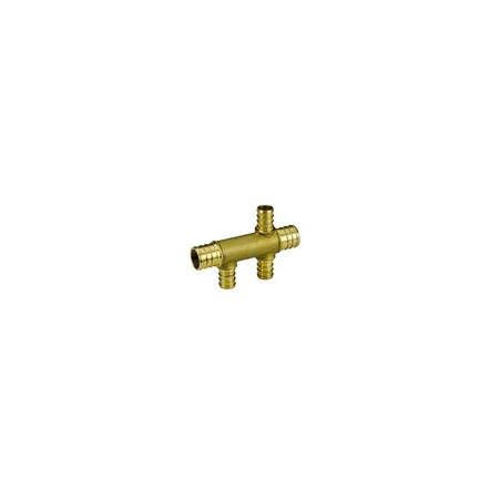 MINI ROZDZIELACZ PRZELOTOWY "3" SYSTEMU GIACOQEST DLA RUR PEX 3/4"(2)x 1/2"(3)