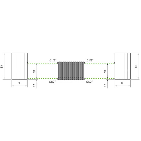 Grzejnik płytowy typ 22 KERMI V-HVV wym. 2200 x 910 mm, kolor biały, moc 4131 W