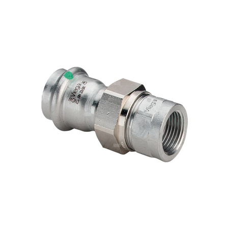Złącze przejściowe Sanpress VIEGA 2362 Jednoczęściowy, stal nierdzewna / stal nierdzewna, 15 mm, 3/4'' (mz x GW metryczny) z uszczelką