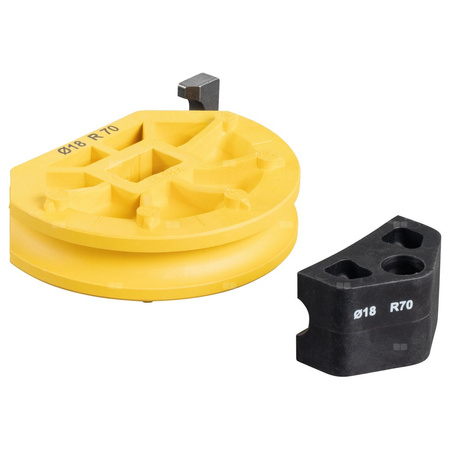 Segment gnący i element ślizg. fi 18, 14U,15U, 3/8''(DN10), R70