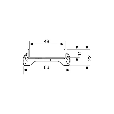 TECEdrainline - Ruszt prosty plate 700 mm