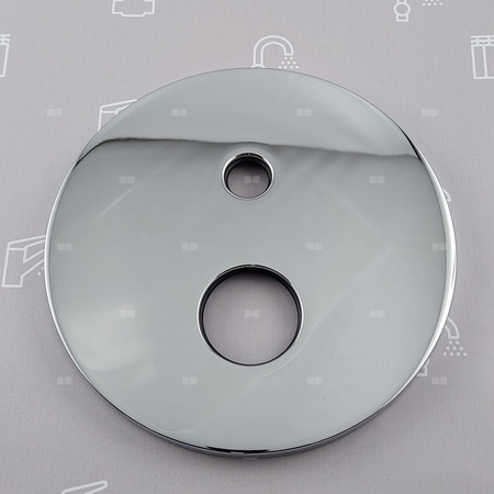 Rozeta okrągła do baterii TANZANIT podtynkowej natryskowej