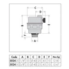 ROBOCAL - Odpowietrznik automatyczny 1/4" GZ. Upust poziomy