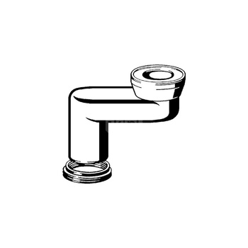 Rura kątowa przyłączeniowa WC VIEGA 80901 90' fi110 mm tworzywo sztuczne