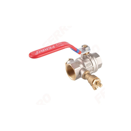Zawór kulowy FERRO F-POWER 3/4'' GW, uchwyt: dźwignia
