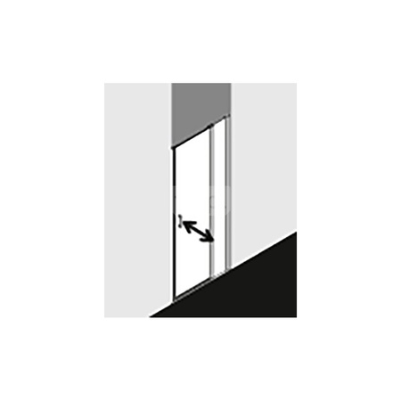 Kermi Drzwi wahadł. CADA XS 1GR 1100x 2000 1060-1110 SWS ESG Clean