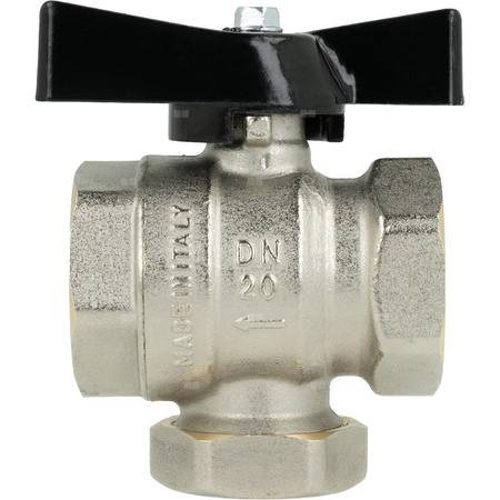 Zawór kulowy z filtrem siatkowym i magnesem BFV, GW G1''