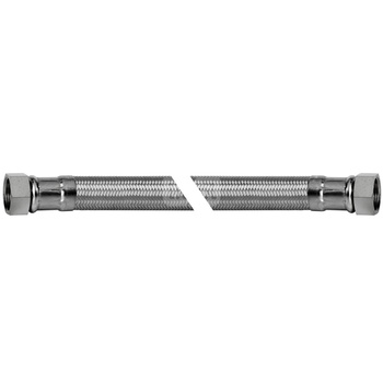 Wąż elastyczny przyłączeniowy QIK stal nierdzewna, 6/4'' x 6/4'', dł. 200 mm, GW x GW z oplotem