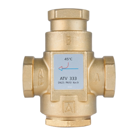 Zawór bezpieczeństwa AFRISO ATV 333 mosiądz GW x GW 1''