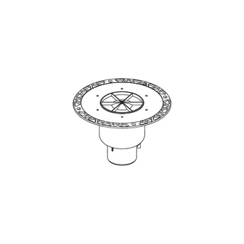 TECEdrainpoint S - odplyw pionowy z kolnierzem uniwersal
