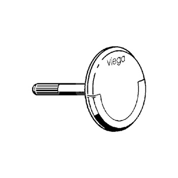 Pokrętło do armatury sanitarnej VIEGA 6161159 tworzywo sztuczne chrom