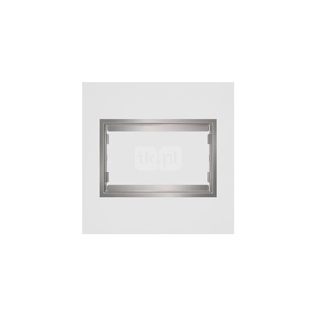 Ramka szerokość obrzeża 10 mm - stal polerowana do WC