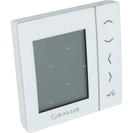 SALUS StartPack Standard - zestaw przewodowego sterowania ogrzewaniem podłogowym bez zarządzania przez Internet: KL06-M, PL07, 4 x VS30W.