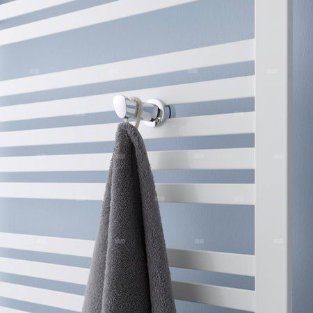 Kermi Geneo quadris 1494x447x32 617W, srebro połysk, podł. U,