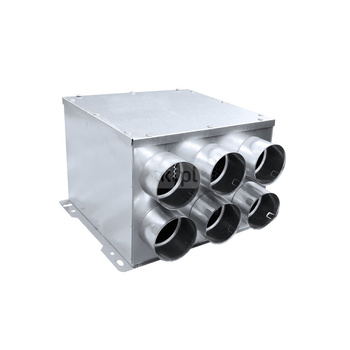 Rozdzielacz TopFlex Metal przelotowy dwurzędowy z izolacją wewnętrzną DN160/przyłącza 6 x DN75
