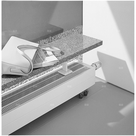 Konwektor Kermi V-Konvektor Typ32 BH280x133x2800mm QN3816, weiß, 6 bar, o. Abd., Vent. re