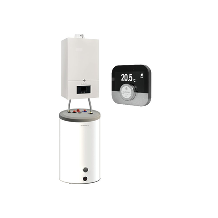 Pakiet Neodens 24 + SRNB 100 + czujnik temperatury c.w.u. + podłączenie kocioł - zasobnik + regulator SMART TC