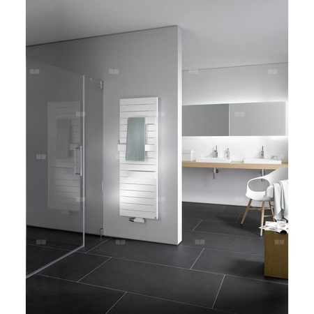Grzejnik dekoracyjny Kermi TABEO1197x101x600mm, QN 747,GLS,podłączenie środkowe