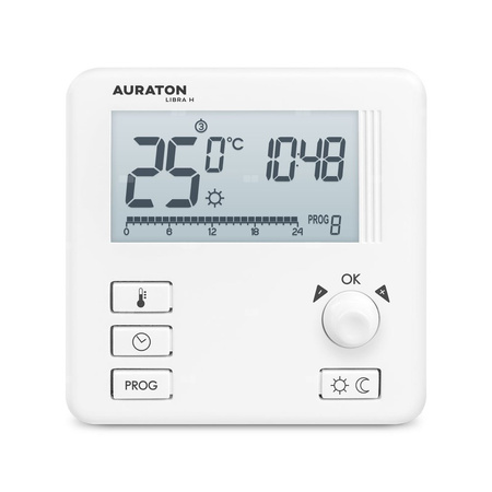 AURATON Libra H -Tygodniowy, przewodowy regulator temperatury wersja hotelowa
