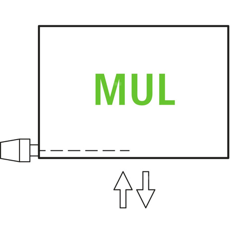 Grzejnik płytowy typ 10 KERMI V-HHV wym. 490 x 700 mm, kolor biały, moc 370 W
