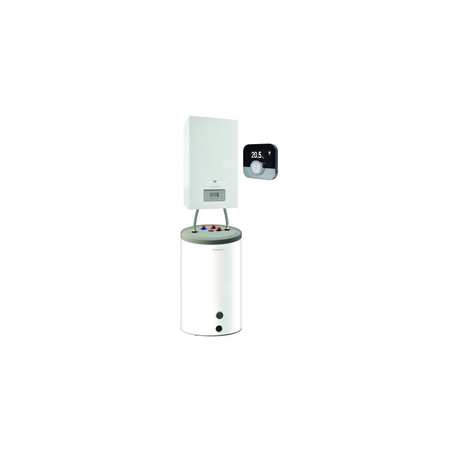 Pakiet - Kocioł gazowy jednofunkcyjny DE DIETRICH Inidens 24 kondensacyjny wiszący 6.3 - 26.1 kW + RegulatorSMART TC + Zasobnik c.w.uSRNB120
