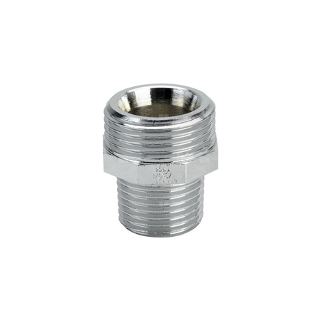 Nypel przejściowy VIEGA 3246 jednoczęściowy, brąz (chromowanie) / brąz, 1/2'' x 3/4'' (gz x gz)