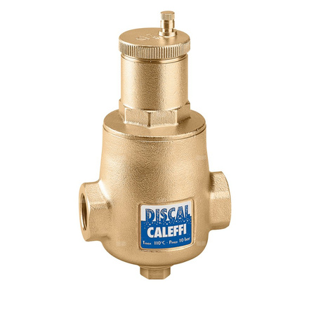 DISCAL - Separator powietrza. Przyłącza z gwintem wewnętrznym z odwodnieniem 3/4"