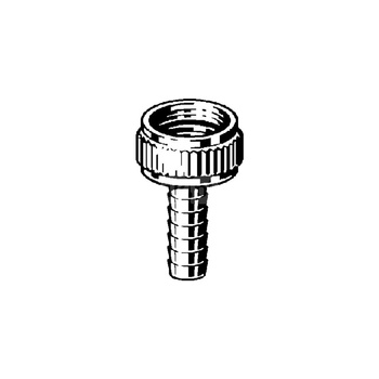Złącze do podłączenia węża VIEGA 1814 mosiądz chrom Gwint wewnętrzny 1'' (uszczelnienie czołowe)