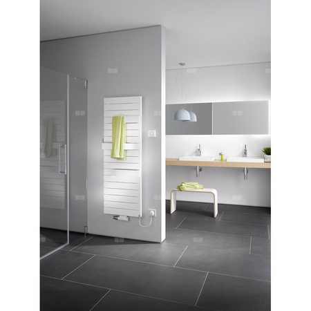Grzejnik dekoracyjny Kermi TABEO1197x101x600mm, QN 747,GLS,podłączenie środkowe