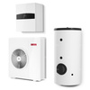 Pakiet - Pompa ciepła powietrzna powietrze-woda monoblok ARISTON NIMBUS FLEX M NET R32 7.4 kW 400 V + Moduł naścienny Sensys HD z łącznością Wi-FI + Zasobnik buforowy 200 l