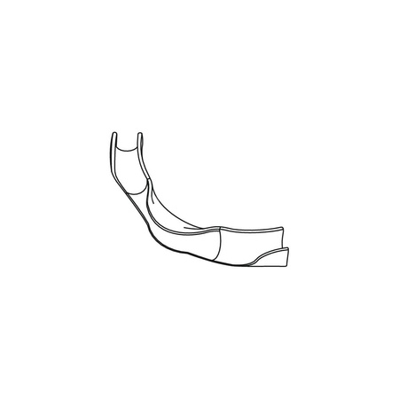 Łuk prowadzący rurę TECE floor 17 mm