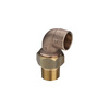 Złącze przejściowe 90' VIEGA 94098G jednoczęściowy, mosiądz / brąz, 3/4'' x 18 mm (lw x gz)