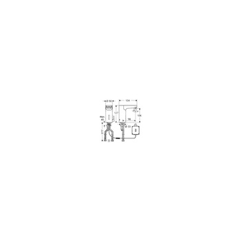 Bateria umywalkowa CELIS E 9V, chrom typ HDM elektroniczna