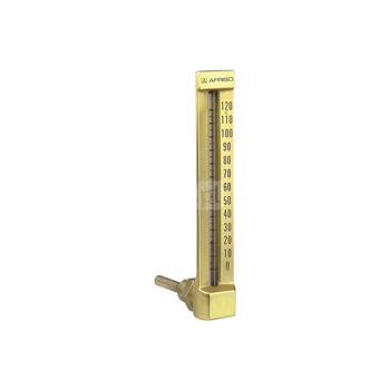 Termometr szklany AFRISO VMTh 150 aluminium 0-120'C GZ 1/2'', poł. z tyłu 63 mm
