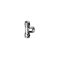 Trójnik VIEGA 23172LF stal nierdzewna 22 mm x 1/2'' x 22 mm (mz x GW x mz)