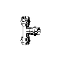 Trójnik VIEGA 2318LF stal nierdzewna 28 mm x 22 mm x 28 mm (mz x mz x mz)