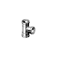 Trójnik VIEGA 2318LF stal nierdzewna 88.9 mm x 64 mm x 88.9 mm (mz x mz x mz)